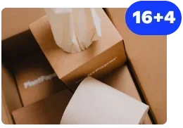 PlantPaper 16 Rolls + 4 Boxes