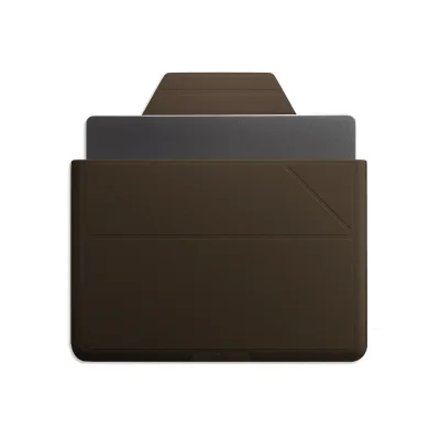 Carry Sleeve Crafted from MOVAS™-E Coffee Bio-Leather (14”)
