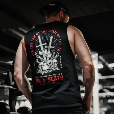 Free From Sin & Death Cut Off Tank