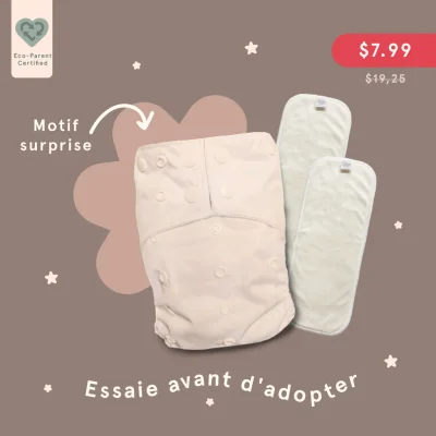 Essaie avant d'adopter - Couche à poche + Inserts