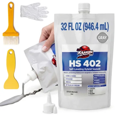 HS 402 Self Leveling Concrete Crack Filler, 32 fl oz