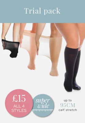 £15 SuperWide knee high trial pack