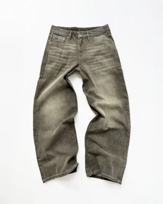 JAPANESE BAGGY DENIM (ASH GRAY)