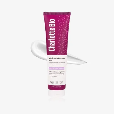 Crème nettoyante visage éclat bio