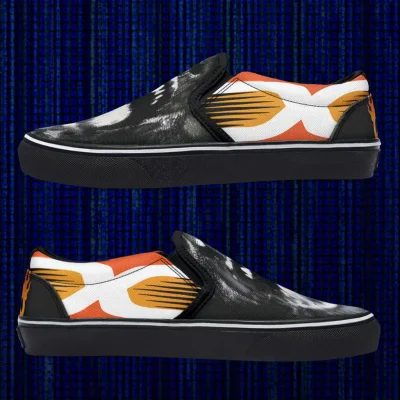 WDT Slip Ons (Black/Orange)
