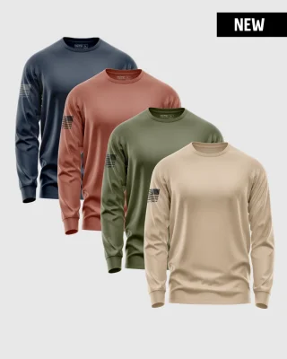 "Rugged" Long-Sleeve T-Shirt (4 Pack)