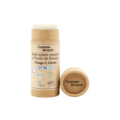 Stick solaire SPF50 minéral solide à l'huile de karanja - Offert