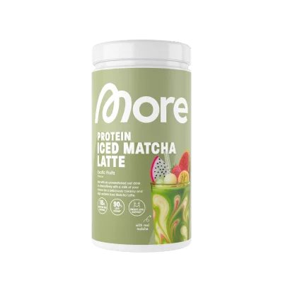 More Protein Iced Matcha Latte