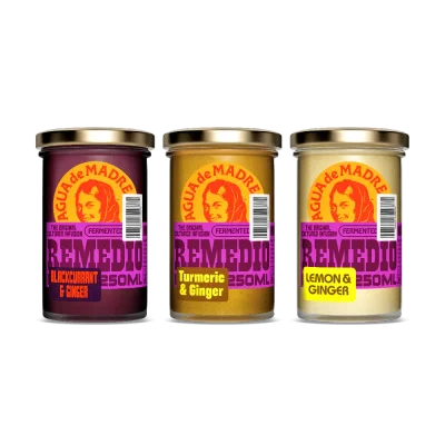 Remedio Mixed Case - Lemon Blackcurrant Turmeric - 3 Pack