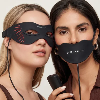 The Complete Eye & Lip Glow Kit — Infrared LED Masks for Fine Lines & Lip Definition