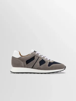 Firenze Suede Runner in Grey