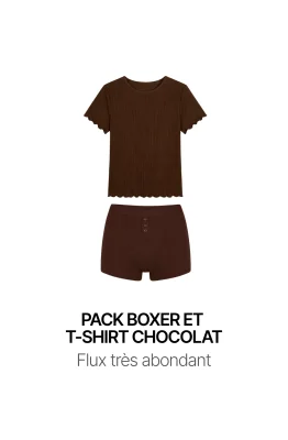 Pyjama Menstruel Chocolat