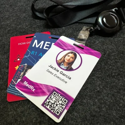 Custom Tap ID Badge Lanyard