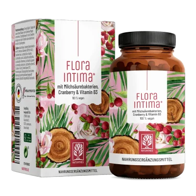 Floraintima: Milchsäurebakterien mit Cranberry & Vitamin B3