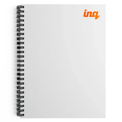 Spiral Notebook A5 5.8" x 8.3" 156 Pages (White)
