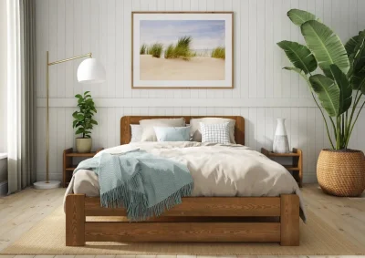 Aurora - Strong wooden bed frame