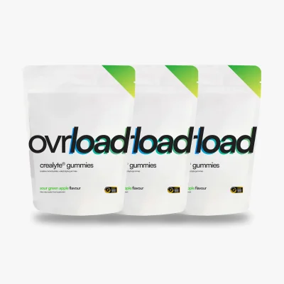 ovrload crealyte® gummies - extra 3 bags