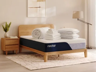 Nectar Premier Hybrid Bamboo Bedroom Bundle