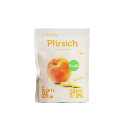 Gefriergetrockneter Pfirsich