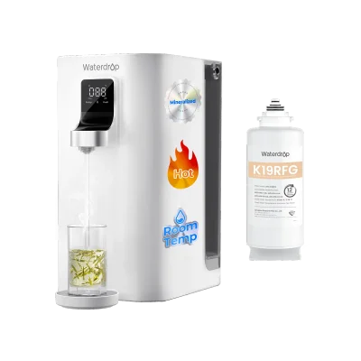 Waterdrop K19-HG Instant Hot Water Reverse Osmosis System with Replacement Filter Combo