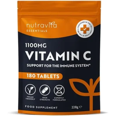 Vitamin C 1100mg – 180 Vegan Tablets