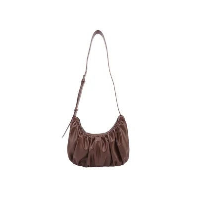 Leather Croissant Sling (Espresso)