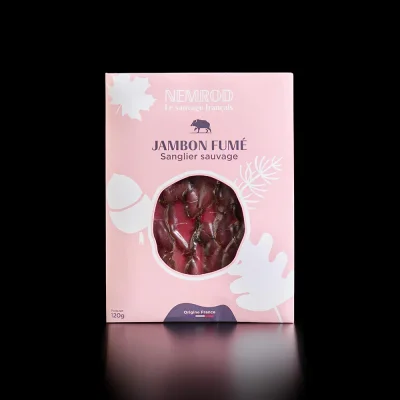 Noix de jambon fumée & séchée de Sanglier sauvage (Tranché) - 120g