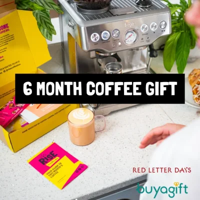 6 Month coffee Gift Experience (with Free Bodum cafetiere)