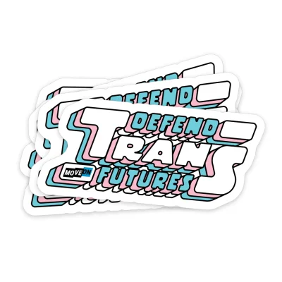 "Defend Trans Futures" Sticker 5-packs