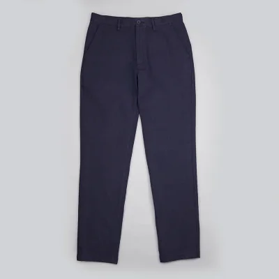 Linen Rich Trousers - Navy