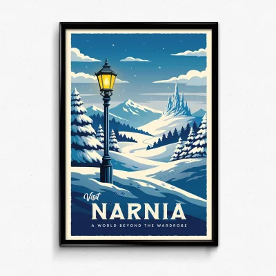 Narnia Travel Poster