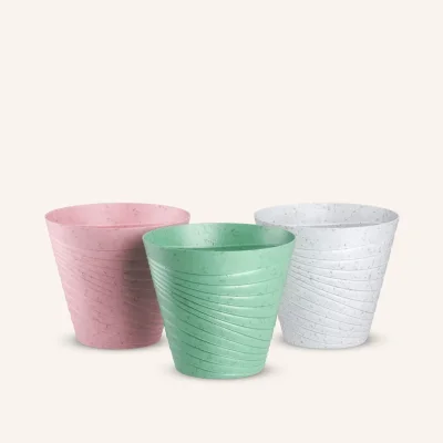 River - Pots pour plantes biosourcés