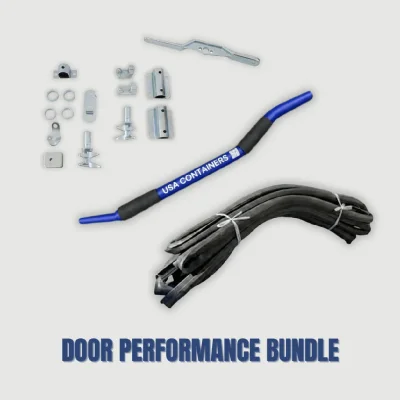 Shipping Container Door Parts Kit: Leverage Bar, Gasket & Hardware