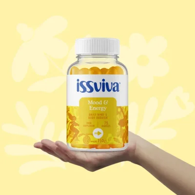 Issviva Mood & Energy Food Supplement 75 Gummies