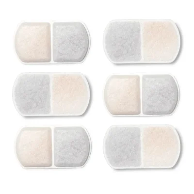 Replacement Filters for Dog Mate 8L & Cat Mate 2.2L Stainless Steel Fountain - 6 Pack