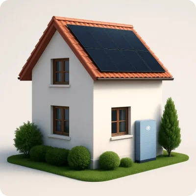 Panneaux solaires 5500Wc avec batterie 10kWh - Beem Roof + Beem Battery