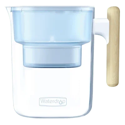 Waterdrop Chubby Pitcher Water Filter With Wooden Handle PT-04