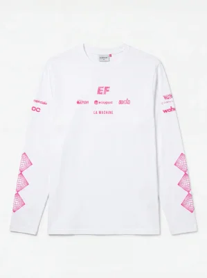 EF Pro Cycling - Official Team wear 2026- Longsleeve - White