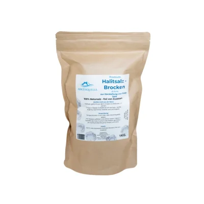 Premium Halitsalz-Brocken (1 kg) – Naturbelassen & frei von Zusätzen