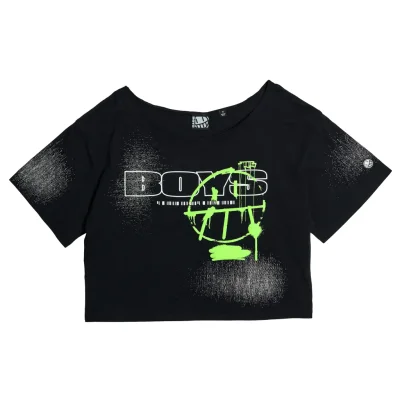 Standard Issue B-Side Off Shoulder Cropped Tee