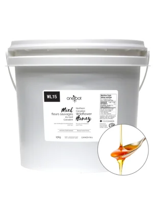 Natural Liquid Boreal Forest Wildflower Honey - 15kg (33lb)