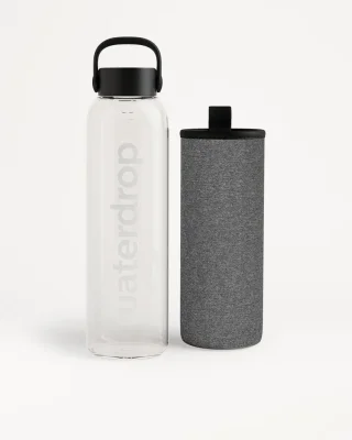 Botella de vidrio waterdrop®