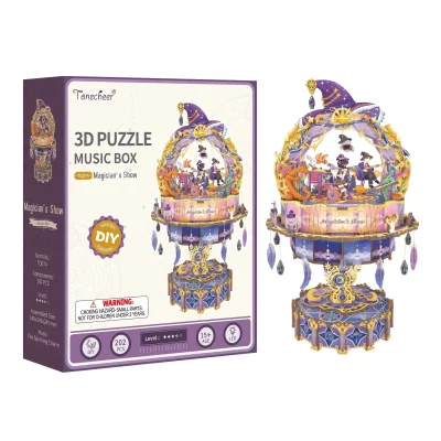 TONECHEER Mid-Year Flash Sale DIY Rotating Music Box Kit (Magician's Show)