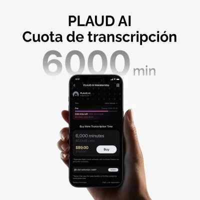 Ampliación de la suscripción de Plaud Intelligence
