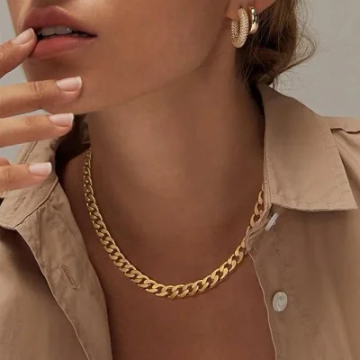 Cavaro™ | Gold Chunky Cuban Link Necklace