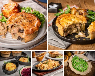 Chicken Pies + Any 3 Sides