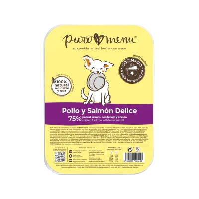 Menú Pollo y Salmón Delice