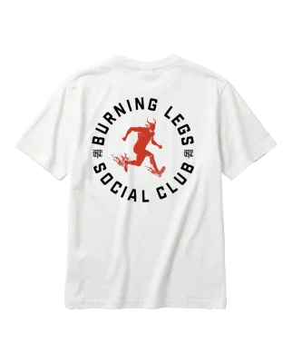 Burning Legs Social Club - Oversize T-Shirt - White