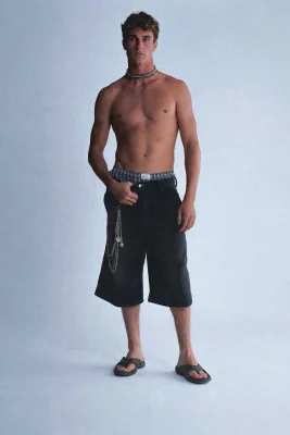 Corduroy boardwalk short