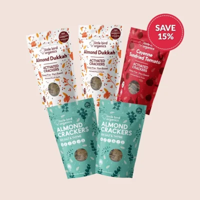 Activated Crackers — Mixed 5 Pack